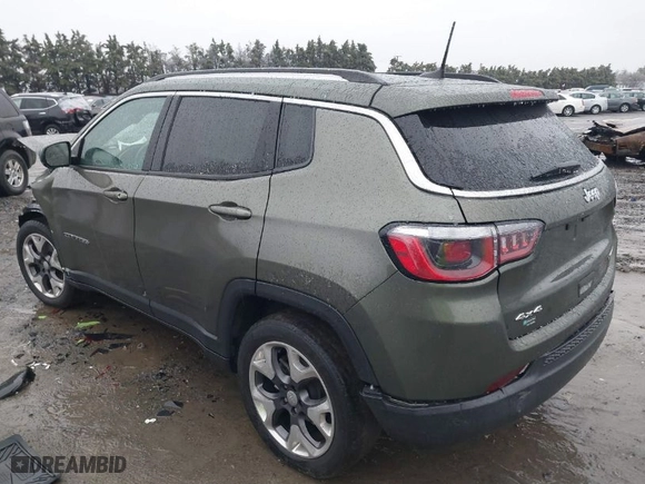 2020 Jeep Compass Limited with VIN 3C4NJDCB3LT127484, listed as a IAAI auction lot 41511639 with 1 mi miles. Bid and sale history available at carsss.com. Image 3.