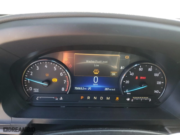 2020 Ford Explorer Limited with VIN 1FMSK7FH7LGA80669, listed as a Copart auction lot 47312555 with 75,063 mi miles and Salvage Title. Bid and sale history available at carsss.com. Image 9.