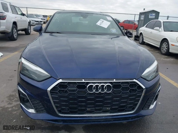 2021 Audi A5 Sportback S line Premium with VIN WAUDACF55MA012757, listed as a IAAI auction lot 41232405 with 1 mi miles. Bid and sale history available at carsss.com. Image 11.