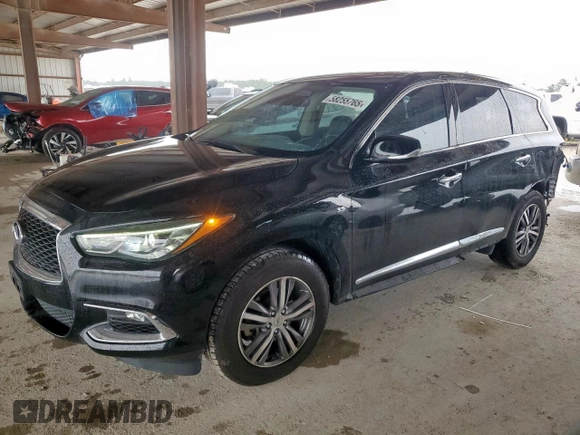 2020 Infiniti QX60 Luxe with VIN 5N1DL0MN4LC514463, listed as a Copart auction lot 58255765 with 117,709 mi miles and Salvage title. Bid and sale history available at DreamBid. Image 1.