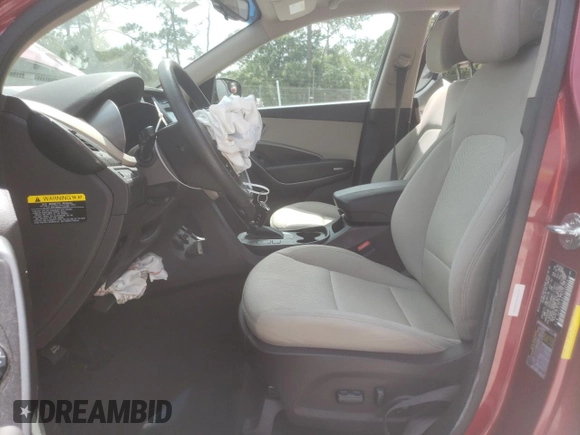 2018 Hyundai Santa Fe 2.4L with VIN 5XYZU3LB4JG508929, listed as a Copart auction lot 63962125 with 51,334 mi miles and Salvage title. Bid and sale history available at DreamBid. Image 7.
