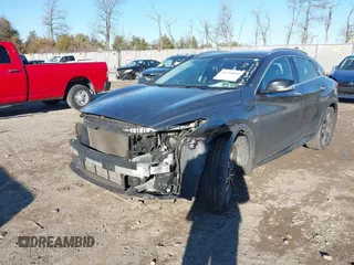 2018 Infiniti QX30 Premium with VIN SJKCH5CR5JA055906, listed as a IAAI auction lot 41336852 with 106,808 mi miles and . Bid and sale history available at DreamBid. Image 2.