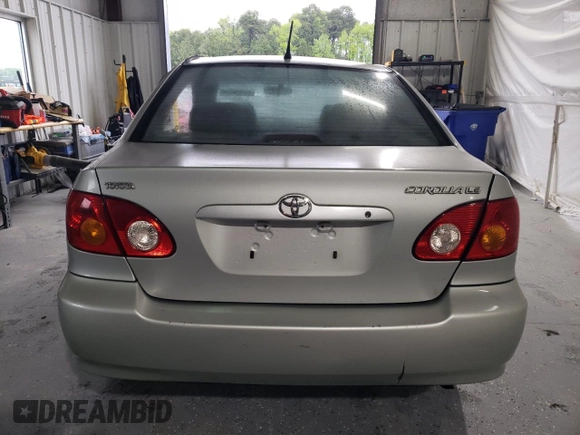 2004 Toyota Corolla CE with VIN 2T1BR32E54C262391, listed as a Copart auction lot 51225865 with 217,999 mi miles and Salvage Title. Bid and sale history available at DreamBid. Image 6.