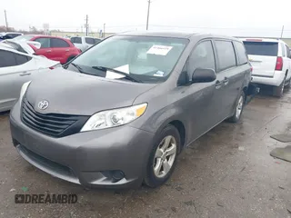 2015 Toyota Sienna L with VIN 5TDZK3DC9FS563593, listed as a IAAI auction lot 41466419 with 136,394 mi miles and . Bid and sale history available at DreamBid. Image 2.