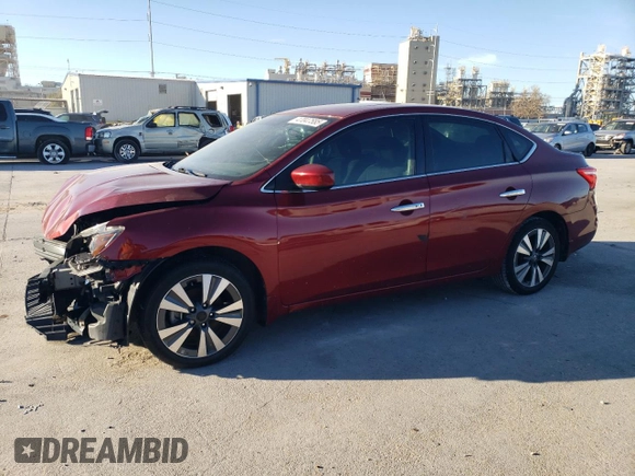 2019 Nissan Sentra S with VIN 3N1AB7AP5KY360122, listed as a Copart auction lot 47047585 with 80,859 mi miles and Salvage Title. Bid and sale history available at carsss.com. Image 1.