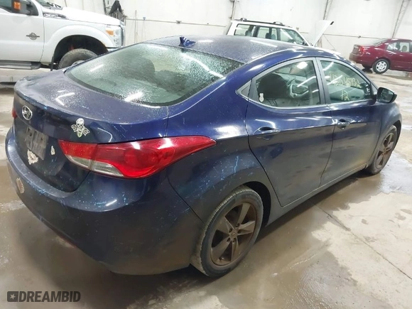 2012 Hyundai Elantra GLS PZEV with VIN 5NPDH4AE3CH064083, listed as a IAAI auction lot 42045132 with 121,837 mi miles. Bid and sale history available at carsss.com. Image 4.