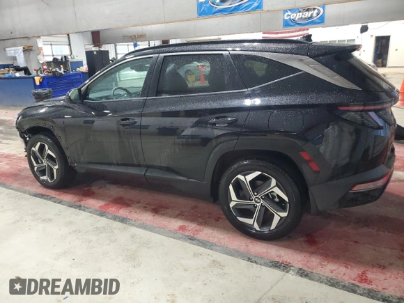 2024 Hyundai Tucson SEL with VIN 5NMJFCDE3RH350634, listed as a Copart auction lot 50632875 with 5,539 mi miles and Salvage Title. Bid and sale history available at carsss.com. Image 2.
