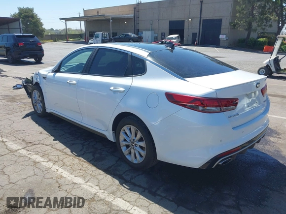 2016 Kia Optima SX Turbo with VIN 5XXGW4L26GG019985, listed as a IAAI auction lot 42174560 with 167,607 mi miles and . Bid and sale history available at DreamBid. Image 3.