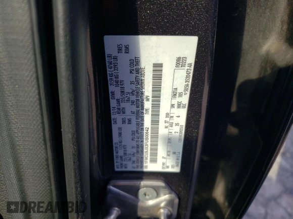 2015 Ford Escape Titanium with VIN 1FMCU9JX3FUB00642, listed as a Copart auction lot 50213695 with 158,681 mi miles and Clean Title. Bid and sale history available at DreamBid. Image 13.