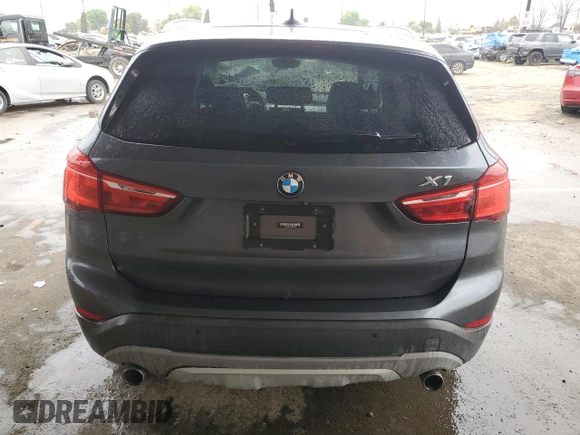 2016 BMW X1 xDrive28i with VIN WBXHT3C31G5E55041, listed as a Copart auction lot 48928705 with 104,799 mi miles and Salvage Title. Bid and sale history available at carsss.com. Image 6.