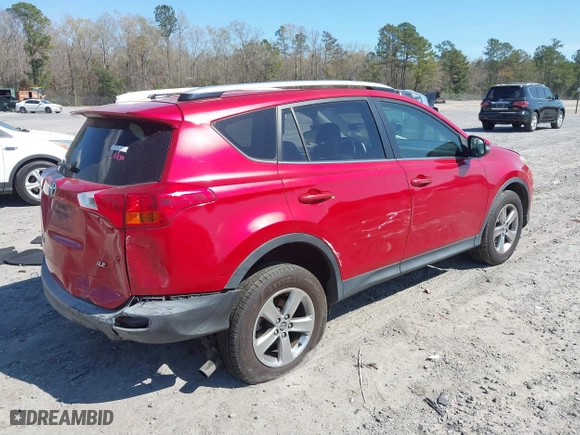 2015 Toyota RAV4 XLE with VIN JTMWFREV9FJ045975, listed as a IAAI auction lot 41896046 with 173,044 mi miles. Bid and sale history available at carsss.com. Image 4.