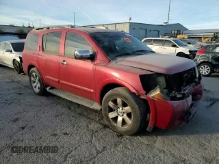 2008 Nissan Armada SE z VIN 5N1AA08D98N602852, wystawiony jako Copart lot #85514374 z przebiegiem 148 639 mil mil oraz Szkoda całkowita • Salvage title. Historia ofert i sprzedaży dostępna na DreamBid. Obrazek 12.