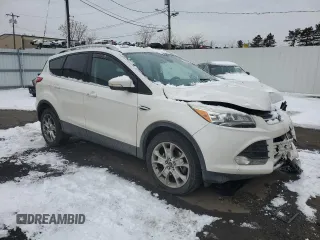 2016 Ford Escape Titanium with VIN 1FMCU9J90GUC70945, listed as a Copart auction lot 44897595 with 119,875 mi miles and Salvage Title. Bid and sale history available at DreamBid. Image 4.