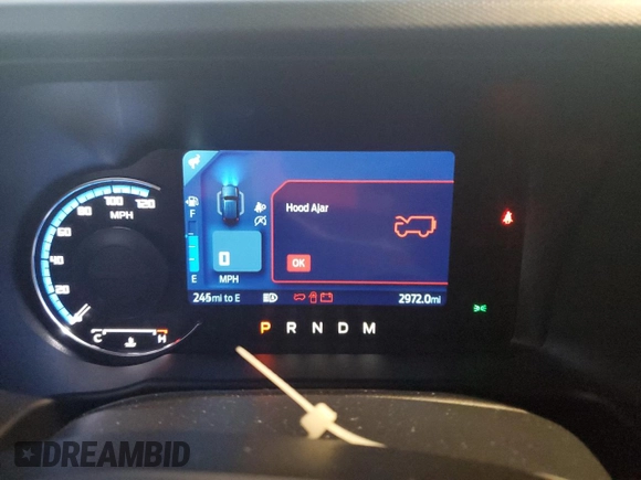 2024 Ford Bronco Outer Banks with VIN 1FMEE8BP3RLA33498, listed as a Copart auction lot 76274724 with 2,972 mi miles and Salvage Title. Bid and sale history available at DreamBid. Image 9.
