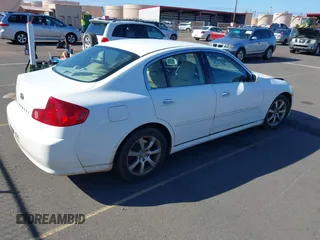 2006 Infiniti G35 with VIN JNKCV51E06M503890, listed as a IAAI auction lot 41604122 with 148,680 mi miles. Bid and sale history available at carsss.com. Image 4.