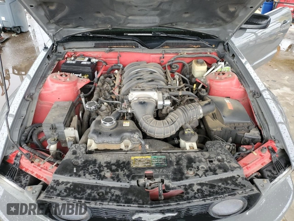 2006 Ford Mustang GT Deluxe with VIN 1ZVHT82H365232581, listed as a Copart auction lot 63277185 with 252,937 mi miles and Salvage title. Bid and sale history available at DreamBid. Image 11.