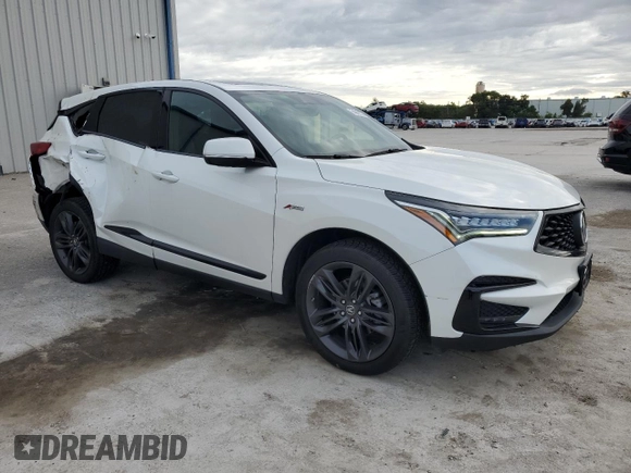 2020 Acura RDX w/A-Spec Pkg with VIN 5J8TC2H60LL036008, listed as a Copart auction lot 74919114 with 43,749 mi miles and Non Repairable. Bid and sale history available at carsss.com. Image 4.