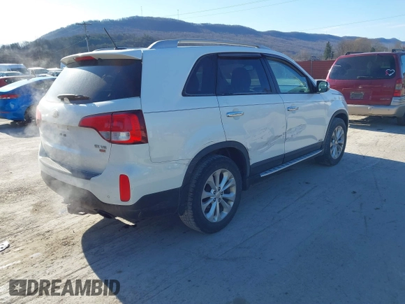 2014 Kia Sorento EX with VIN 5XYKUDA71EG497108, listed as a IAAI auction lot 41886850 with 192,120 mi miles. Bid and sale history available at carsss.com. Image 4.