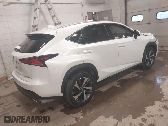 2020 Lexus NX 300 with VIN JTJGARDZ9L5001922, listed as a IAAI auction lot 41920887 with 88,336 mi miles and . Bid and sale history available at DreamBid. Image 4.