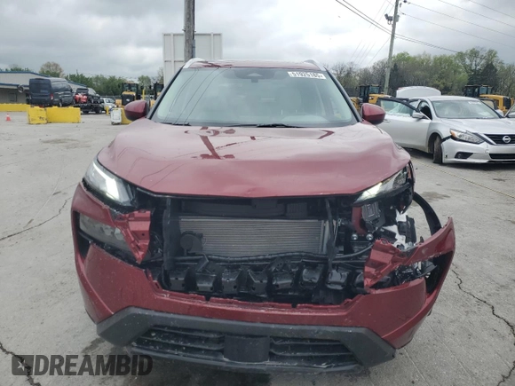 2025 Nissan Rogue SV with VIN JN8BT3BA3SW342439, listed as a Copart auction lot 51925185 with 1,927 mi miles and Salvage Title. Bid and sale history available at DreamBid. Image 5.