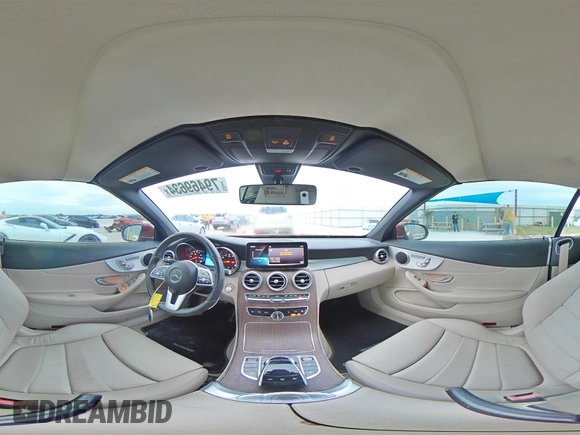 2019 Mercedes-Benz C 300 with VIN WDDWK8DB2KF882504, listed as a Copart auction lot 79469634 with 45,927 mi miles and Salvage Title. Bid and sale history available at carsss.com. Image 14.