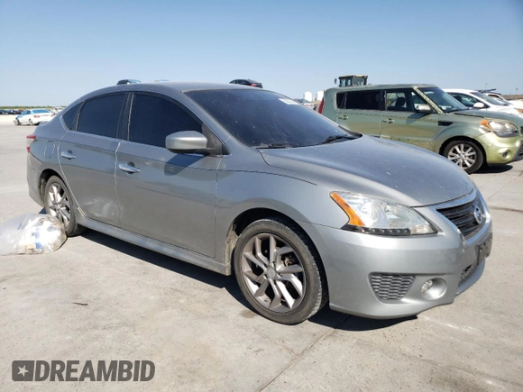2013 Nissan Sentra S with VIN 3N1AB7APXDL644734, listed as a Copart auction lot 52503245 with 176,325 mi miles and Salvage Title. Bid and sale history available at DreamBid. Image 4.