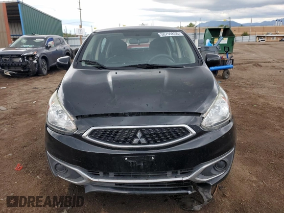 2017 Mitsubishi Mirage ES with VIN ML32A3HJ0HH009317, listed as a Copart auction lot 58759835 with 79,234 mi miles and Non repairable. Bid and sale history available at DreamBid. Image 5.