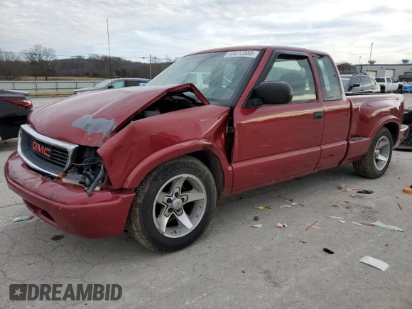 2003 GMC Sonoma with VIN 1GTCS19H138149514, listed as a Copart auction lot 45672985 with 193,570 mi miles and Salvage Title. Bid and sale history available at DreamBid. Image 1.