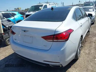 2018 Genesis G80 3.8L with VIN KMHGN4JE8JU227590, listed as a IAAI auction lot 41668042 with 69,914 mi miles. Bid and sale history available at carsss.com. Image 4.