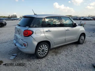 2014 FIAT 500L Easy with VIN ZFBCFABHXEZ026955, listed as a Copart auction lot 78089154 with 119,552 mi miles and Salvage Title. Bid and sale history available at carsss.com. Image 3.