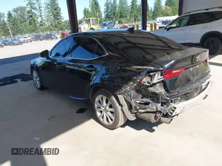 2014 Lexus IS 250 with VIN JTHBF1D21E5001322, listed as a IAAI auction lot 42620727 with 98,573 mi miles and . Bid and sale history available at DreamBid. Image 3.
