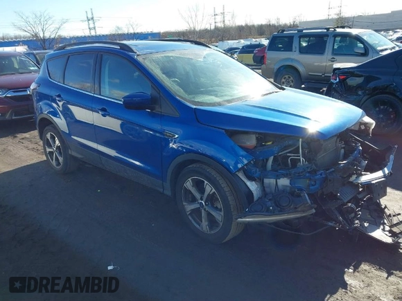2017 Ford Escape SE with VIN 1FMCU9G91HUE28282, listed as a IAAI auction lot 41471957 with 23,552 mi miles. Bid and sale history available at carsss.com. Image 1.