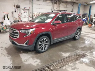 2018 GMC Terrain SLT with VIN 3GKALVEX9JL210474, listed as a IAAI auction lot 41179314 with 93,547 mi miles. Bid and sale history available at carsss.com. Image 2.