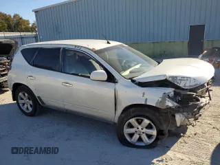 2006 Nissan Murano S with VIN JN8AZ08TX6W415345, listed as a Copart auction lot 78398824 with 240,480 mi miles and Salvage title. Bid and sale history available at DreamBid. Image 4.