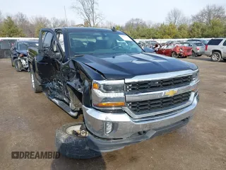 2017 Chevrolet Silverado 1500 LT with VIN 1GCVKREC3HZ126576, listed as a IAAI auction lot 41477637 with 124,670 mi miles. Bid and sale history available at carsss.com. Image 1.