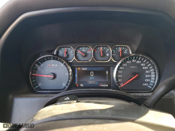 2014 Chevrolet Silverado 1500 LTZ with VIN 3GCUKSEC7EG455733, listed as a Copart auction lot 47458995 with 173,771 mi miles and Salvage Title. Bid and sale history available at carsss.com. Image 9.
