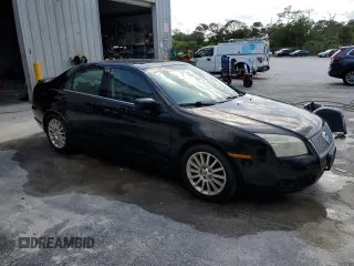 2009 Mercury Milan Premier with VIN 3MEHM021X9R617642, listed as a Copart auction lot 52946915 with 128,038 mi miles and Salvage Title. Bid and sale history available at carsss.com. Image 4.