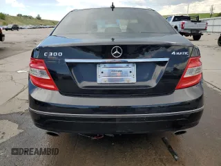 2009 Mercedes-Benz C 300 Sport with VIN WDDGF81X59F206485, listed as a Copart auction lot 60905755 with 179,350 mi miles and Salvage title. Bid and sale history available at DreamBid. Image 6.