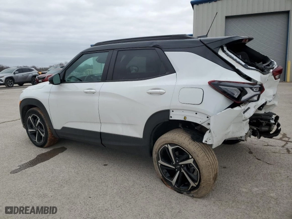2023 Chevrolet TrailBlazer RS with VIN KL79MTSL1PB179732, listed as a Copart auction lot 45112185 with 10,259 mi miles and Salvage Title. Bid and sale history available at carsss.com. Image 2.