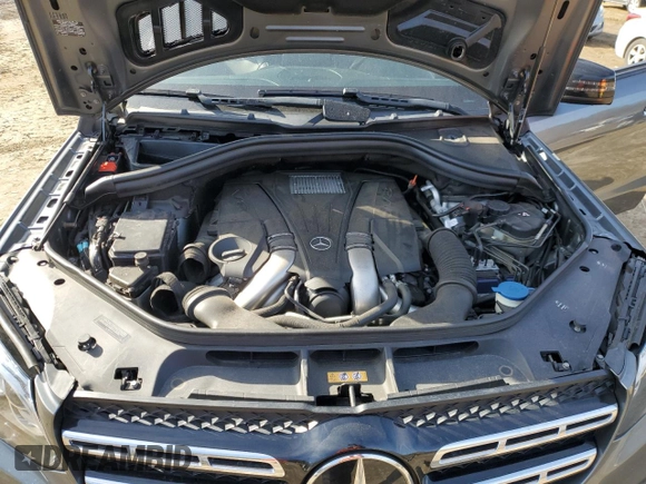 2017 Mercedes-Benz GLS 550 with VIN 4JGDF7DE2HA845142, listed as a Copart auction lot 43337704 with Not Provided miles and . Bid and sale history available at DreamBid. Image 11.