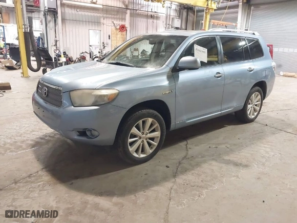 2009 Toyota Highlander Hybrid Limited with VIN JTEEW44A592026718, listed as a IAAI auction lot 41641805 with 247,656 mi miles. Bid and sale history available at carsss.com. Image 2.