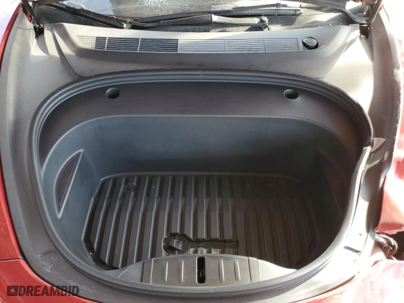 2022 Tesla Model 3 Long Range with VIN 5YJ3E1EB7NF265487, listed as a Copart auction lot 46057365 with 31,718 mi miles and Salvage Title. Bid and sale history available at carsss.com. Image 12.