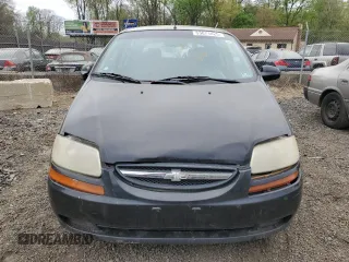 2008 Chevrolet Aveo LS with VIN KL1TD66658B116284, listed as a Copart auction lot 53671425 with Not Provided miles and Salvage Title. Bid and sale history available at DreamBid. Image 5.