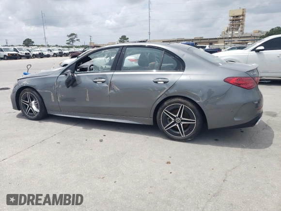 2024 Mercedes-Benz C 300 with VIN W1KAF4HB7RR178065, listed as a Copart auction lot 55681405 with Not provided miles and Salvage title. Bid and sale history available at DreamBid. Image 2.