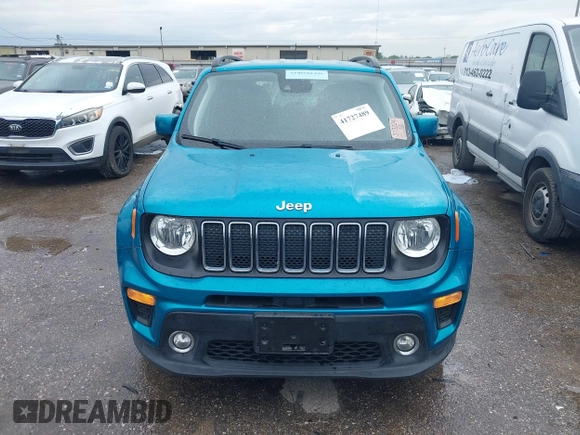 2021 Jeep Renegade Latitude with VIN ZACNJCBB0MPM38811, listed as a IAAI auction lot 41727489 with 95,930 mi miles and . Bid and sale history available at DreamBid. Image 12.