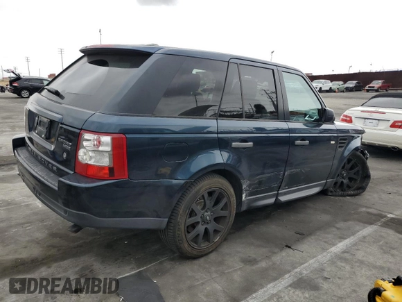 2009 Land Rover Range Rover Sport HSE z VIN SALSK254X9A197575, wystawiony jako Copart lot #56065305 z przebiegiem 127 760 mil mil oraz Szkoda całkowita • Salvage title. Historia ofert i sprzedaży dostępna na DreamBid. Obrazek 3.