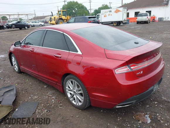 2014 Lincoln MKZ with VIN 3LN6L2GK3ER813789, listed as a IAAI auction lot 42884384 with 158,561 mi miles and . Bid and sale history available at DreamBid. Image 3.