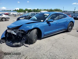 2021 Porsche Taycan 4S z VIN WP0AB2Y13MSA41808, wystawiony jako Copart lot #55977135 z przebiegiem 28 724 mil mil oraz Szkoda całkowita • Salvage title. Historia ofert i sprzedaży dostępna na DreamBid. Obrazek 1.