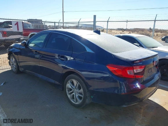 2019 Honda Accord Sedan LX 1.5T with VIN 1HGCV1F17KA027425, listed as a IAAI auction lot 41553943 with 1 mi miles. Bid and sale history available at carsss.com. Image 3.