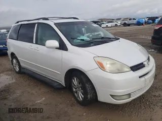 2004 Toyota Sienna XLE with VIN 5TDZA22C14S120092, listed as a Copart auction lot 51095595 with 0 mi miles and Salvage Title. Bid and sale history available at carsss.com. Image 4.